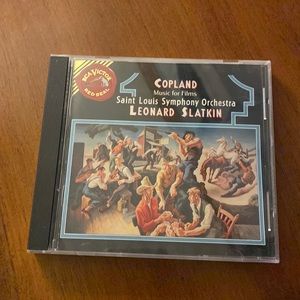 Gently used CD, Copland Music for Films. Saint Louis Symphony, Slatkin Conductor